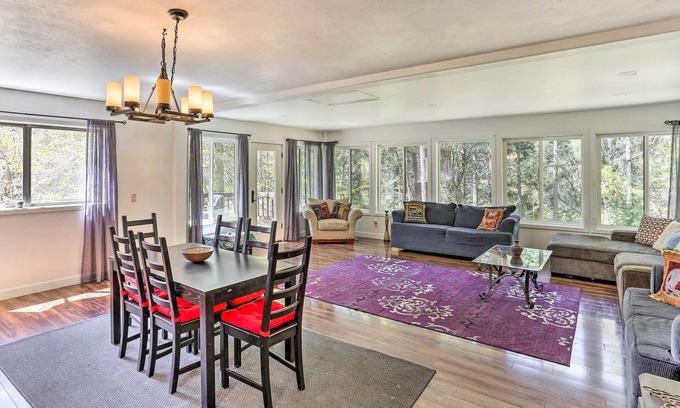 Weaverville House | Vibrant Weaverville Escape w/Deck & Creek!