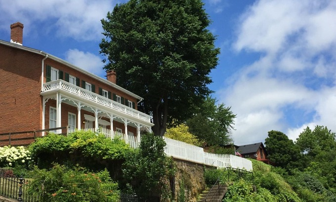 Galena House | View from Quality Hill overlooking historic district, quick walk to downtown