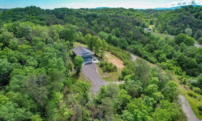 Sevierville Cabin | View, Private 5 Acres, Hot Tub, Firepit, Family