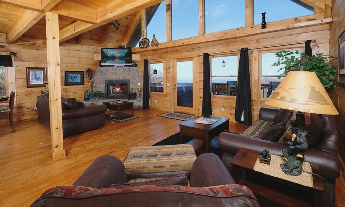 Chalet Village Cabin | View Topia Falls Gatlinburg