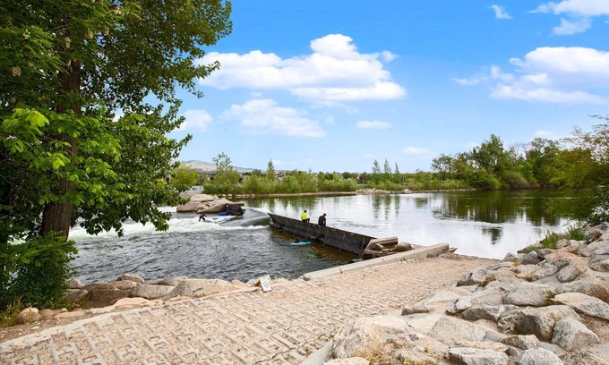 Boise Condo | Views of the River w/2 Bikes to Cruise the Boise Greenbelt! Steps to Whitewater Park & Quinn's Pond