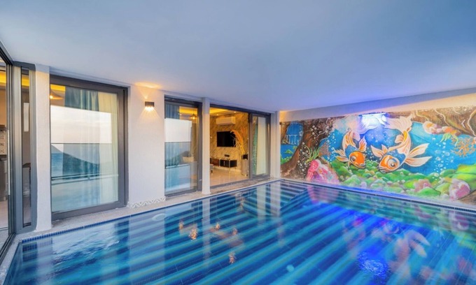 Faralya Villa | VILLA-11890 - Charming holiday villa with sea view, heated pool, jacuzzi