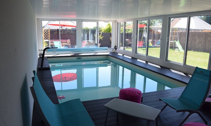Plouhinec Villa | villa 12 pers. with indoor pool heated classified 4 stars