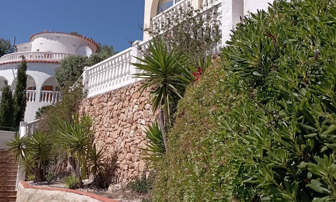 Alcossebre Ski Chalet | Villa 3 Bedrooms and 3 full bathrooms, private pool, garden and ocean views.