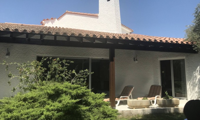 Le Grand Large Villa | Villa 500 M beach Garden 10 pers