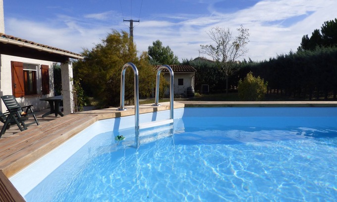 Badens Villa | VILLA 6 PERS 120M², CLOSED PROPERTY 1000m², POOL, IN THE HEART OF CATHAR COUNTRY
