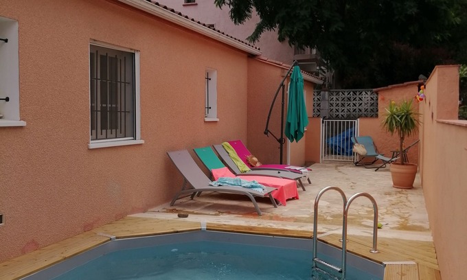 Arles-sur-Tech House | Villa air-conditioned vacations, cure, Amélie/Arles with swimming pool Animals accepted.
