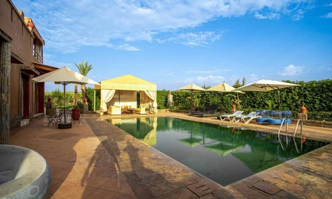 Aghouatim Villa | Villa Alnatura with heated pool overlooking the High Atlas