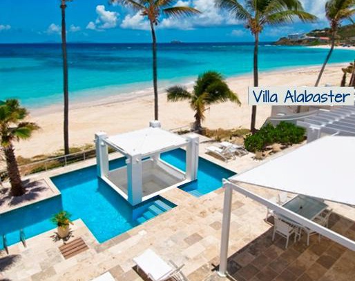 Oyster Pond Villa | Villa Alabaster ~ Literally Oceanfront Dawn Beach