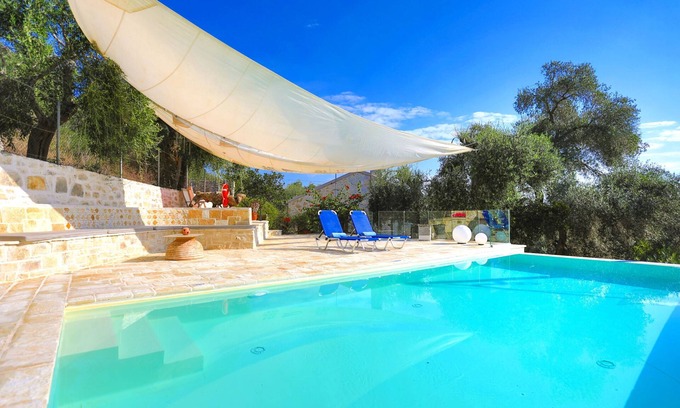 Mpogdanatika Villa | Villa Alkinoos: Secluded, private pool, WiFi, A/C