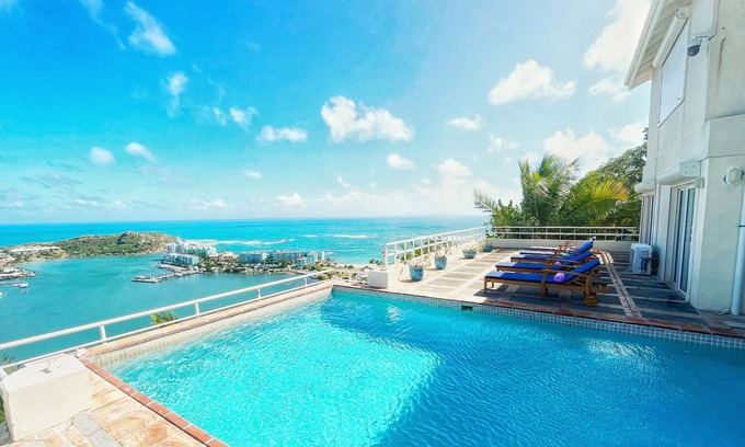 Oyster Pond Villa | Villa Angelina With Amazing Panoramic Views