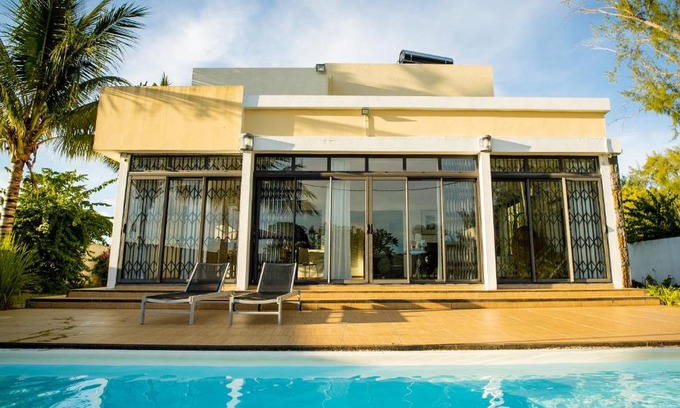 Belle Mare Villa | Villa Angelou - Sunlit Beach Getaway with Pool and WIFI