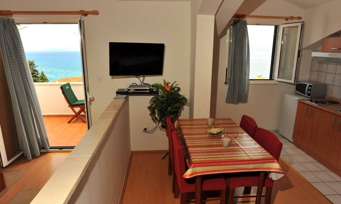 Sutivan Apartment | Villa Anni-Studio with Sea View Balcony(A4)