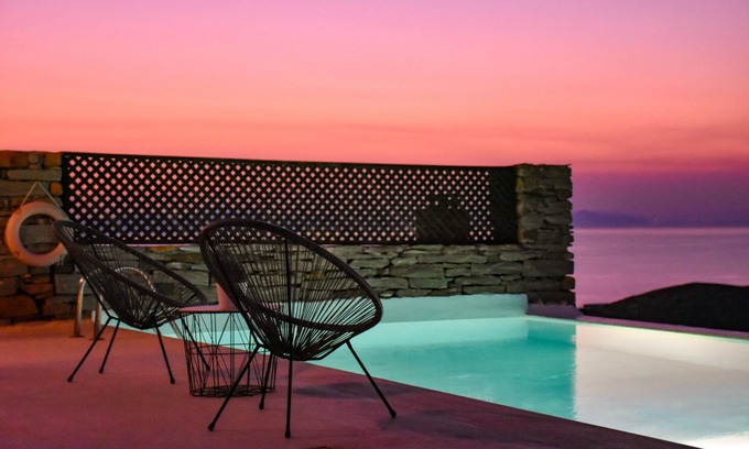 Kea Villa | Villa Aqua Marina with a swimming pool ideal for families or a group of friends.