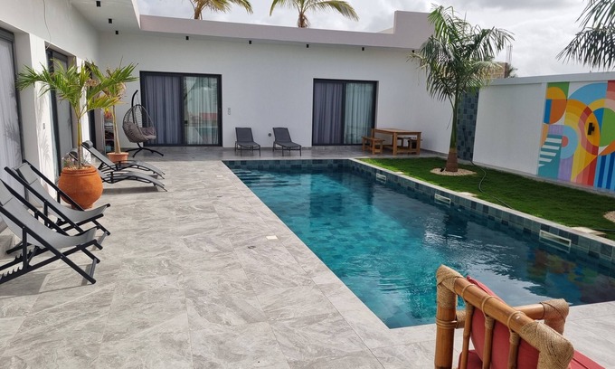 Ngaparou Villa | Villa Arc-En-Ciel, ideal for a family holiday