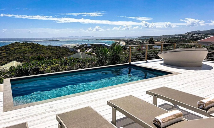 Cul de Sac Villa | Villa Atao, sublime sea view of Orient Bay and the islands
