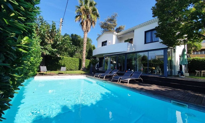 Le Cannet House | VILLA BEL AIR CANNES - NEW - Pool - No Party allowed - No bachelor-ette stay