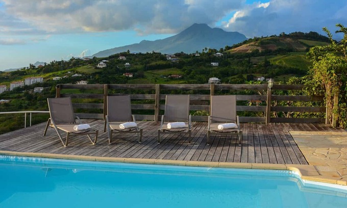 Le Carbet Villa | Villa Bel Case vue mer et Montagne Le Carbet