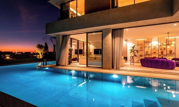 El Aggada Villa | Villa Blanchette Marrakech – Villa Élégante avec Piscine Chauffée et Spa Privatif