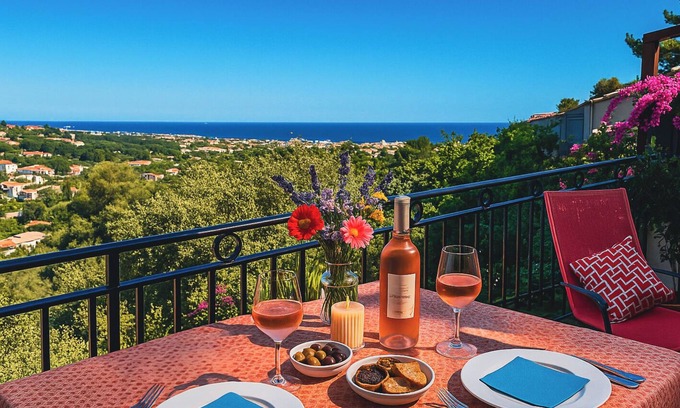 Cagnes-sur-Mer Villa | Villa Bleu Azur – Private Elegance with Sea & Mountain Views