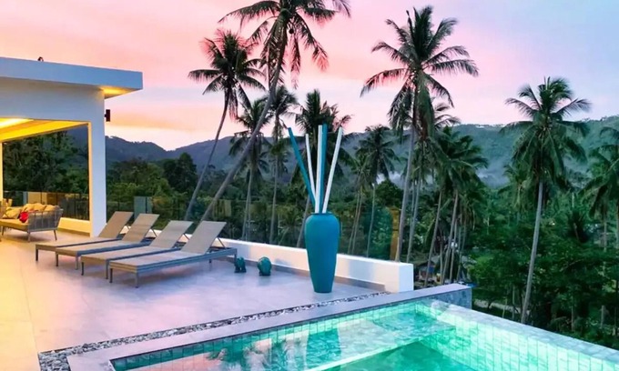 Lamai City Center Villa | Villa Camille - Sea View - 4 Bedroomsnn