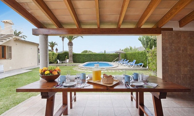 Puerto de Pollensa Villa | Villa Can Lluc(Private villa with big barbecue)