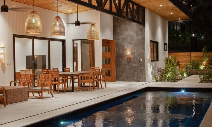 Nosara Villa | Villa Carmelina 4 bdrm Villa - 5 min walk to Guiones Beach