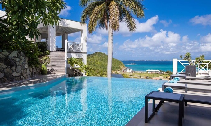 Anse Marcel Villa | Villa Casa Sand with beautiful views over Anse Marcel Bay