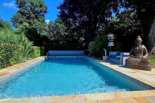 Saint-Magne Villa | Villa Chênaie des Lagunes Piscine & Spa privé