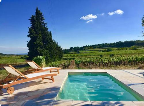 Quarante Villa | Villa Charme avec Piscine privée au coeur des Vignes