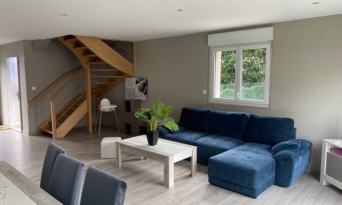 Merlimont House | Villa Cheveux d'Anges in Merlimont with whirlpool bath, pets welcome
