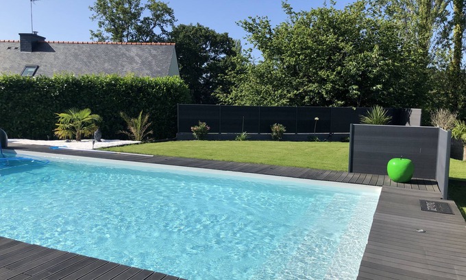 Pabu House | Villa Contemporaine, Piscine Chauffée en Bretagne