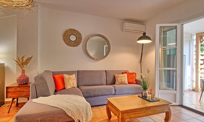 French West Indies House | Villa Coquelicot with Garden and Spacious Terrace, Close to Orient Bay Beach and Amenities