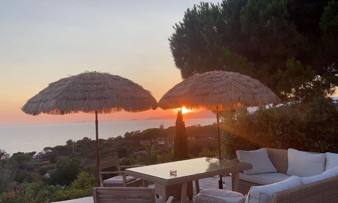 Porticcio Villa | Villa Corse Vue mer et piscine