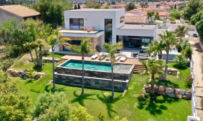 Saint-Nazaire Villa | Villa d’exception avec piscine à débordement - vue panoramique