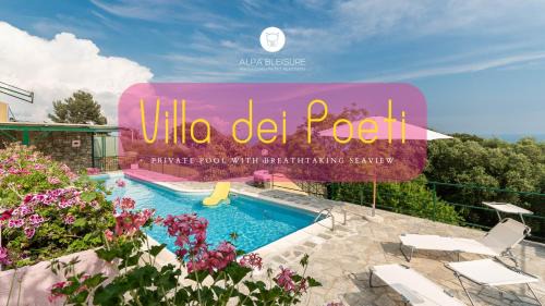 Arenzano Villa | "Villa dei Poeti" private pool and breathtaking sea view