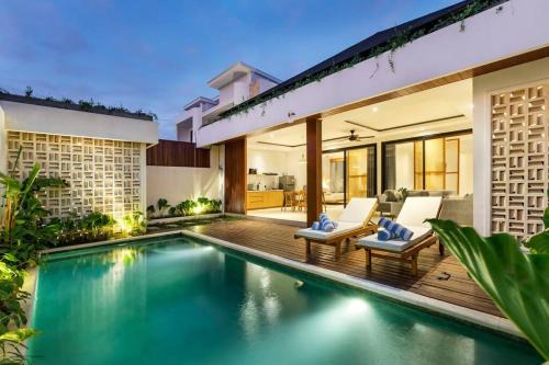 Berawa Villa | Villa Dekata 1 - New! Serene Hideaway surrounded by Rice Fields