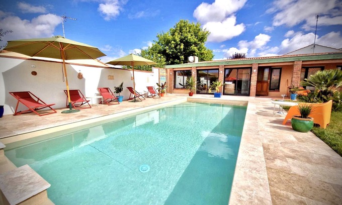 Olonne-sur-Mer Villa | Villa Des Plages- Piscine et spa privatifs-14pers