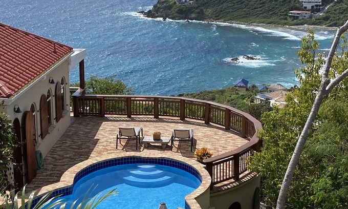 Monte Villa | Villa DiCroce St John USVI has solar and Tesla wall batteries!
