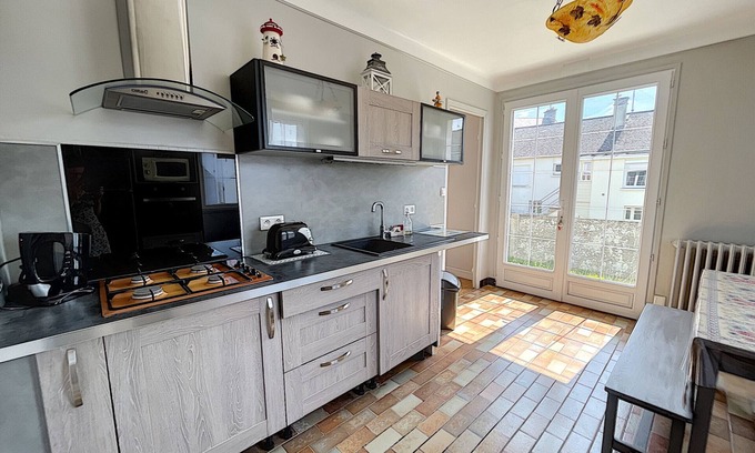 Donville-les-Bains House | Villa Donville-les-Bains, 3 bedrooms, 7 persons