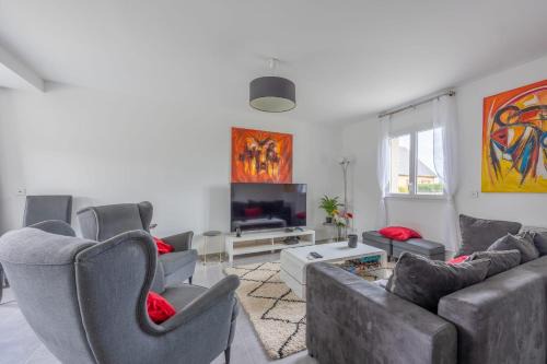 Saint-Laurent-sur-Mer House | Villa Elaïa maison Familiale Omaha Beach