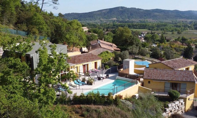 Salavas House | Villa*Exceptional.View over VallonPtD'Arc, the Ardèche, the surrounding area.
