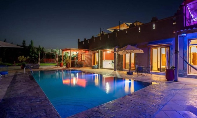 Aghouatim Villa | Villa farm host heated pool view Grand Atlas