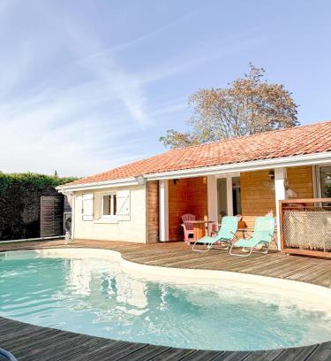 Toulenne House | Villa Familiale avec Piscine Privée
