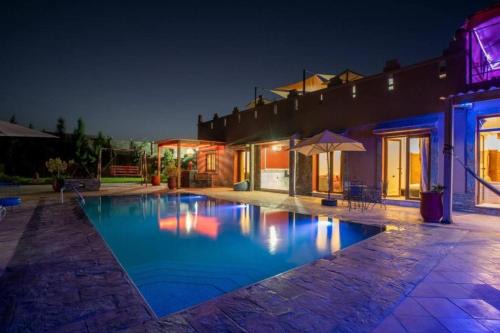 Aghouatim Villa | Villa farm host heated pool view Grand Atlas
