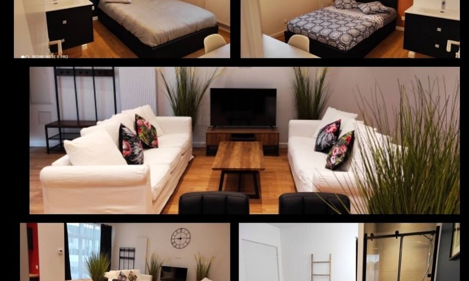 Viriat House | ⭐VILLA FELICIDAD ⭐Sublime⭐Near hypercentre ⭐Parking safe⭐WiFi⭐Private terrace