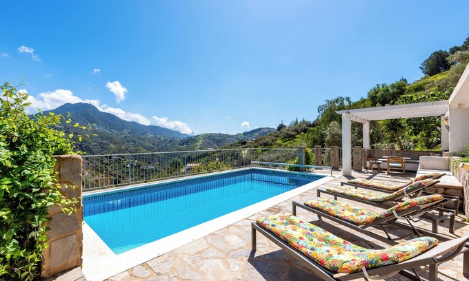 Torrox Villa | Villa Finca Los Elfos with Mountain View, Pool & Wi-Fi