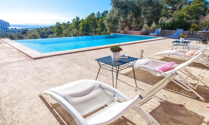 Andraitx Villa | Villa Finca Luisa para 6 con piscina y vista mar