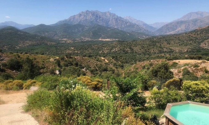 Canavaggia Villa | Villa Fior di Machja - Comfort, sleeps 6, pool and mountain view