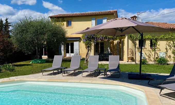 Saint-Cezaire-sur-Siagne Villa | Villa Provençale Climatisée Équipée à Neuf Proche Centre D'un Village de Charme